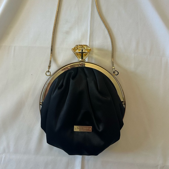 kate spade Handbags - Kate Spade Emina Belle Engagement Ring Evening Bag w/Yellow Diamond Jewel